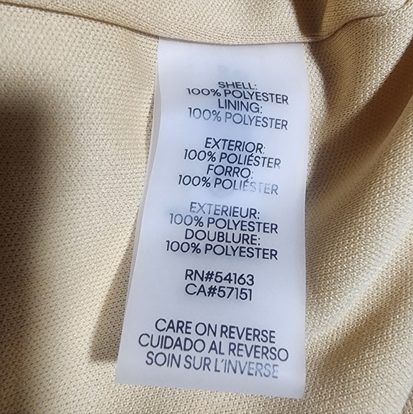 Calvin Klein One Shoulder Ruched Metallic Gown. 10 - Picture 16 of 16